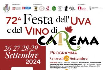 Volantino 72a festa dell'Uva e del Vino