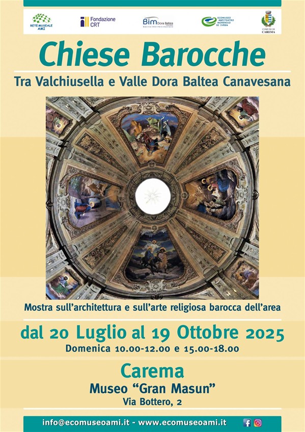 Locandina mostra chiese barocche